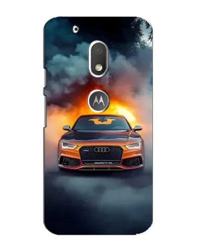 Чохол для Motorola MOTO G4 Play з картинкою «Audi у вогняному диму» Чохол для Motorola MOTO G4 Play з картинкою «Audi у вогняному диму»