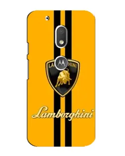 Чехол для Motorola MOTO G4 Play с картинкой «Lamborghini Stripe желтый» Чехол для Motorola MOTO G4 Play с картинкой «Lamborghini Stripe желтый»