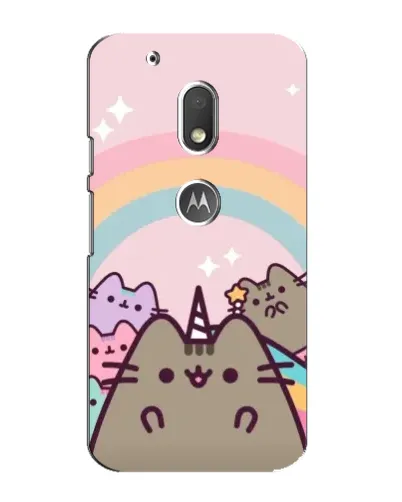 Чехол для Motorola MOTO G4 Play с картинкой «Единорог Pusheen»