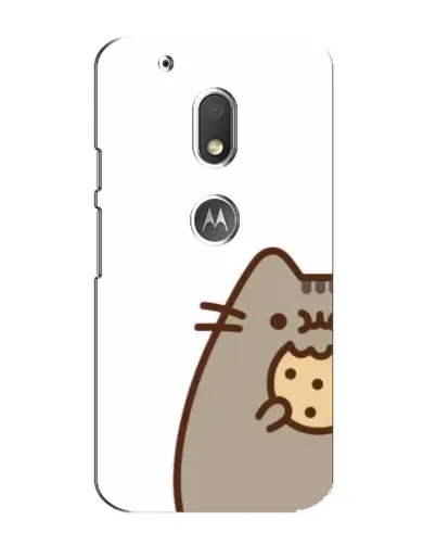 Чехол для Motorola MOTO G4 Play с картинкой «Пушин с печеньем»