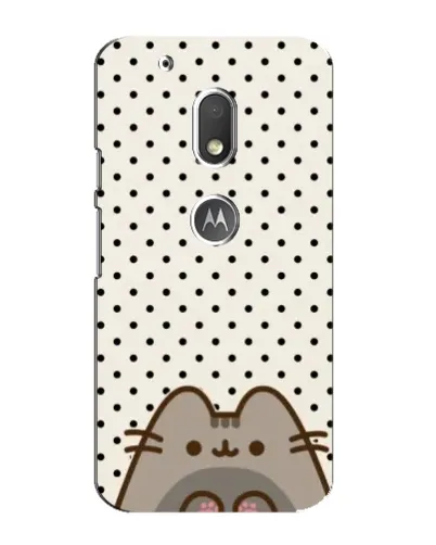Чехол для Motorola MOTO G4 Play с картинкой «Пушин в горошек»