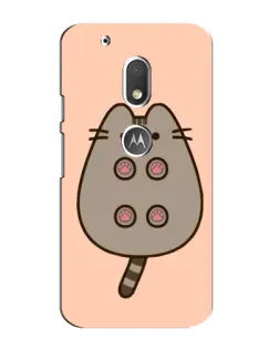 Чехол для Motorola MOTO G4 Play с картинкой «Пушин пузиком кверху»