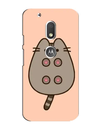 Чехол для Motorola MOTO G4 Play с картинкой «Пушин пузиком кверху»