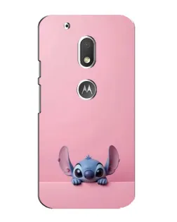 Чехол для Motorola MOTO G4 Play с картинкой «Stitch выглядывает»