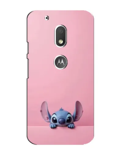 Чехол для Motorola MOTO G4 Play с картинкой «Stitch выглядывает»