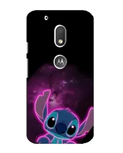 Чехол для Motorola MOTO G4 Play с картинкой «Неоновый Stitch»