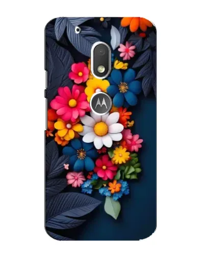 Чехол для Motorola MOTO G4 Play с картинкой «Цветочная феерия»