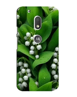 Чехол для Motorola MOTO G4 Play с картинкой «Ландыши в зелени»