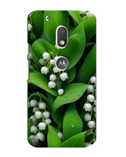 Чехол для Motorola MOTO G4 Play с картинкой «Ландыши в зелени»