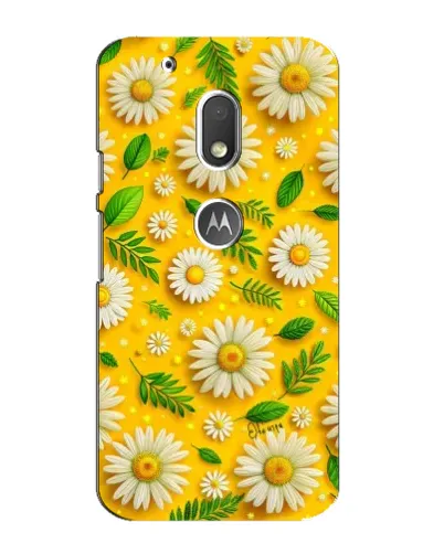 Чехол для Motorola MOTO G4 Play с картинкой «Ромашковое солнце»