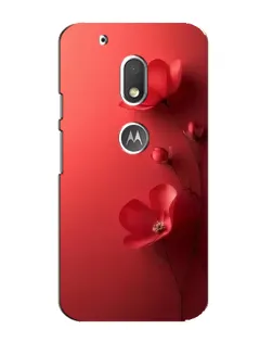 Чехол для Motorola MOTO G4 Play с картинкой «Маковые соцветия»