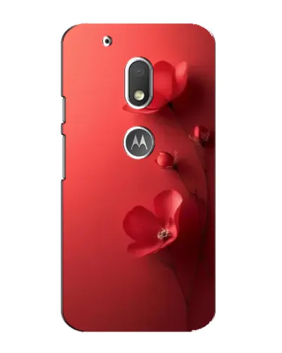 Чехол для Motorola MOTO G4 Play с картинкой «Маковые соцветия»