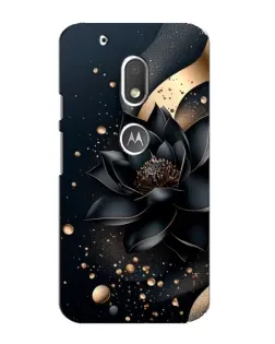 Чехол для Motorola MOTO G4 Play с картинкой «Черный лотос»