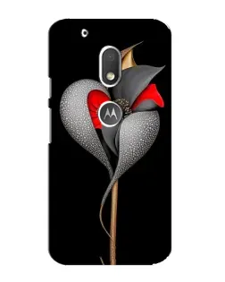 Чехол для Motorola MOTO G4 Play с картинкой «Серебряный фантазийный цветок»