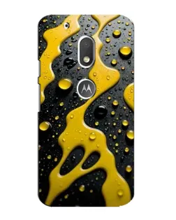 Чехол для Motorola MOTO G4 Play с картинкой «Жидкое желтое золото»