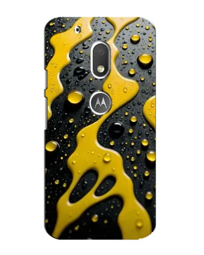 Чехол для Motorola MOTO G4 Play с картинкой «Жидкое желтое золото»