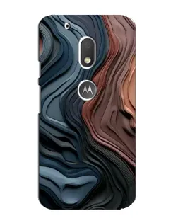 Чехол для Motorola MOTO G4 Play с картинкой «Цветные волны каньона»