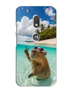 Чехол для Motorola MOTO G4 Play с картинкой «Капибара на море» Чехол для Motorola MOTO G4 Play с картинкой «Капибара на море»