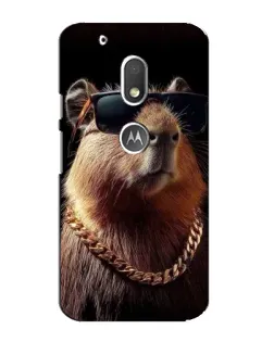 Чехол для Motorola MOTO G4 Play с картинкой «Капибара золотая цепь» Чехол для Motorola MOTO G4 Play с картинкой «Капибара золотая цепь»