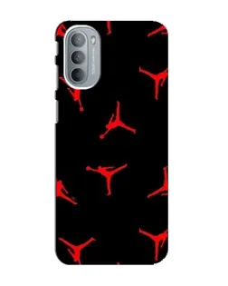 Чехол для Motorola MOTO G41 с картинкой «Jordan Red Pattern»