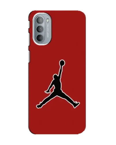 Чехол для Motorola MOTO G41 с картинкой «Jordan Red Back»