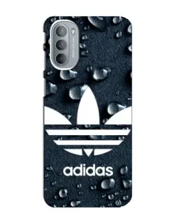 Чехол для Motorola MOTO G41 с картинкой «Adidas Trefoil Blue»