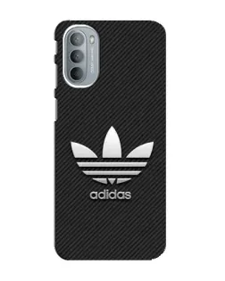 Чехол для Motorola MOTO G41 с картинкой «Adidas Карбоновая текстура»