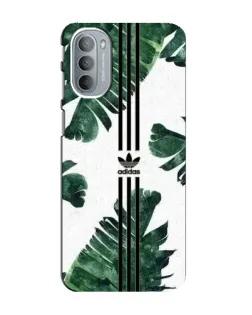 Чехол для Motorola MOTO G41 с картинкой «Пальмовые листья адидас»