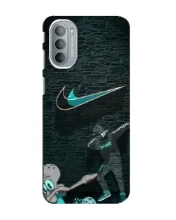 Чехол для Motorola MOTO G41 с картинкой «Спортивный арт Nike»