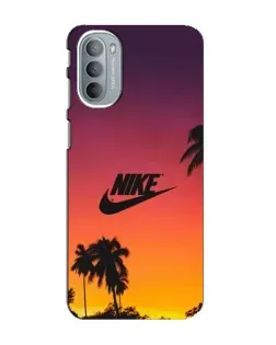 Чехол для Motorola MOTO G41 с картинкой «Nike на закате солнца»
