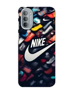 Чехол для Motorola MOTO G41 с картинкой «Коллекция кроссовок Nike»