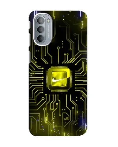 Чехол для Motorola MOTO G41 с картинкой «Nike — золотая искра» Чехол для Motorola MOTO G41 с картинкой «Nike — золотая искра»