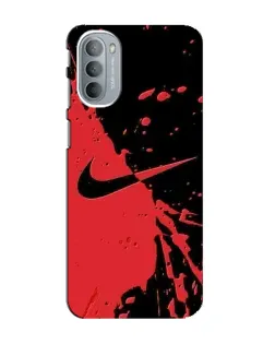 Чехол для Motorola MOTO G41 с картинкой «Красные брызги Nike» Чехол для Motorola MOTO G41 с картинкой «Красные брызги Nike»