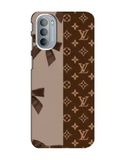 Чехол для Motorola MOTO G41 с картинкой «Louis Vuitton — банты»