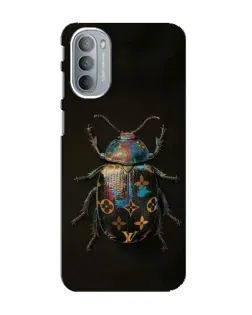 Чехол для Motorola MOTO G41 с картинкой «LV — мраморный принт»