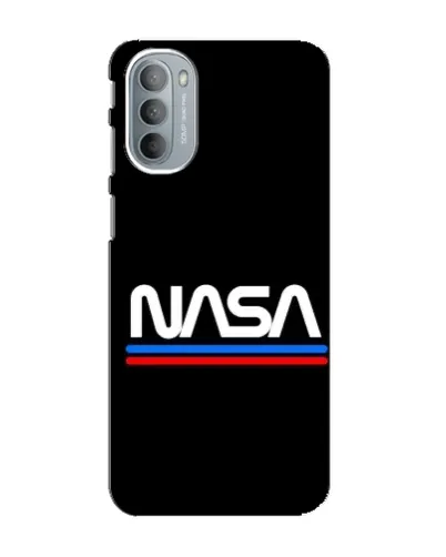 Чехол для Motorola MOTO G41 с картинкой «NASA — классика Red Blue»