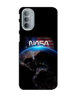 Чехол для Motorola MOTO G41 с картинкой «Земля из космоса NASA»