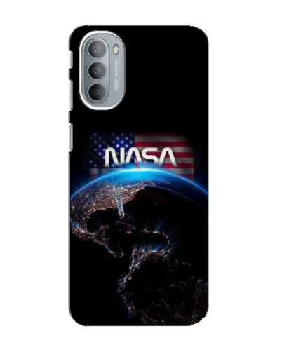 Чехол для Motorola MOTO G41 с картинкой «Земля из космоса NASA»