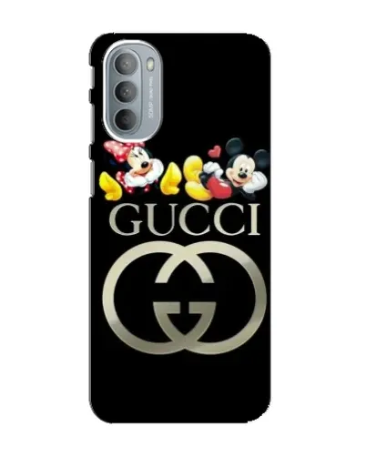 Чехол для Motorola MOTO G41 с картинкой «Gucci — герои Disney»