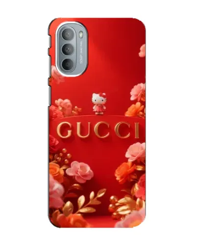 Чехол для Motorola MOTO G41 с картинкой «Gucci — золотой сад»