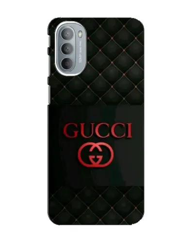 Чехол для Motorola MOTO G41 с картинкой «Gucci — стеганый черный»