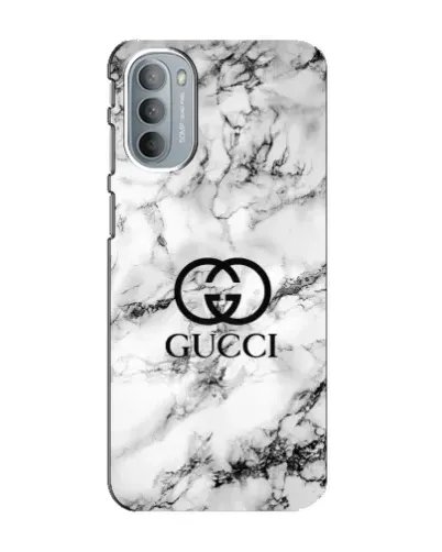 Чехол для Motorola MOTO G41 с картинкой «Gucci — мраморный шик»