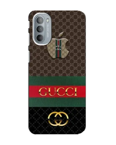 Чехол для Motorola MOTO G41 с картинкой «Gucci — брендированный десерт»