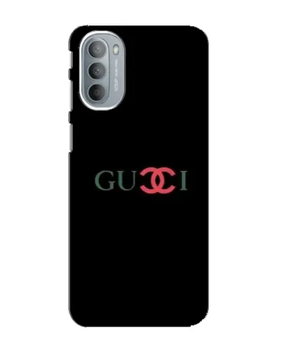 Чехол для Motorola MOTO G41 с картинкой «Gucci — красный градиент»