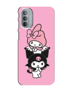 Чехол для Motorola MOTO G41 с картинкой «My Melody и Kuromi» Чехол для Motorola MOTO G41 с картинкой «My Melody и Kuromi»