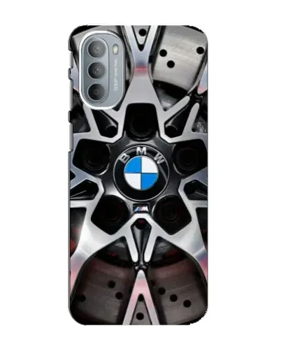 Чехол для Motorola MOTO G41 с картинкой «BMW — деталь диска»