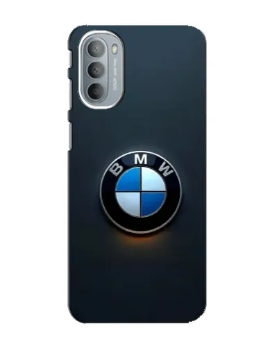 Чехол для Motorola MOTO G41 с картинкой «Логотип BMW — минимализм»