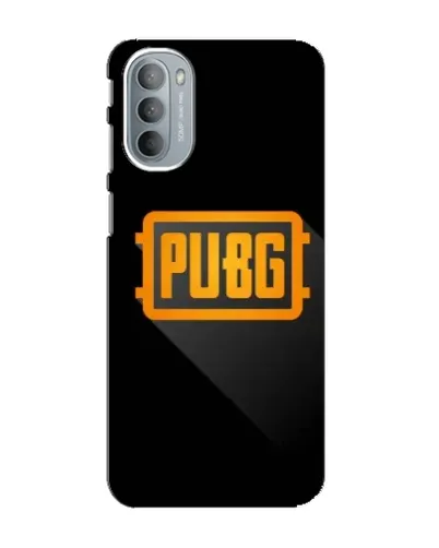 Чехол для Motorola MOTO G41 с картинкой «PUBG — рамка лого»
