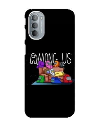 Чехол для Motorola MOTO G41 с картинкой «Логотип Among Us»