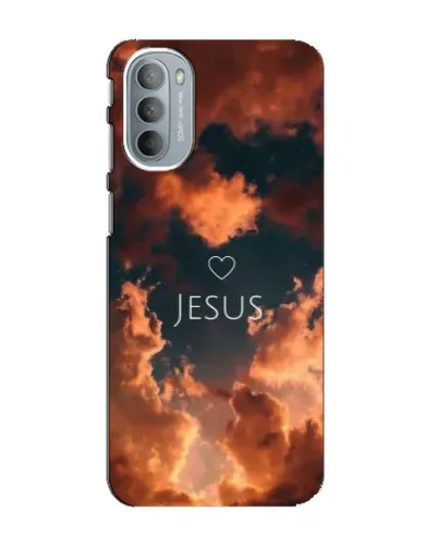 Чехол для Motorola MOTO G41 с картинкой «Сияние Имени Jesus»